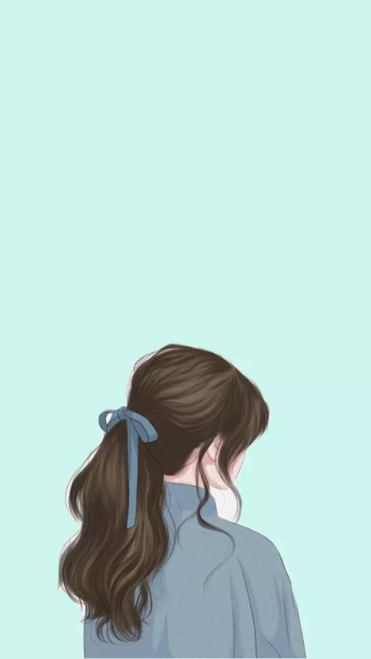 عکس دختر بدون چهره برای پروفایل کارتونی
