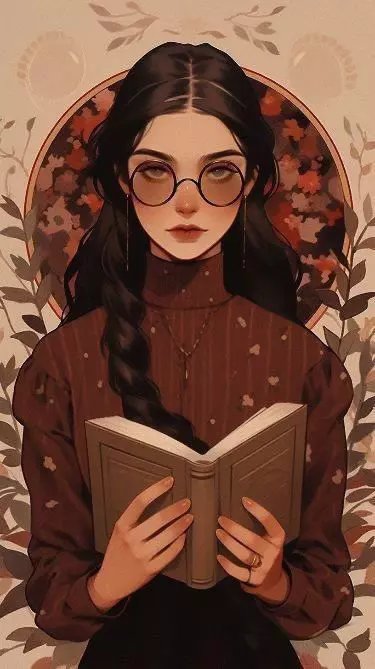 عکس دختر عینکی کارتونی برای پروفایل