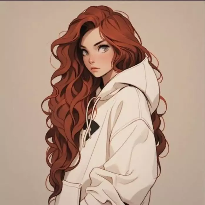 عکس دختر مو بلند کارتونی 21
