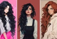 عکس دختر مو بلند کارتونی برای پروفایل (کیوت، فانتزی و خاص)