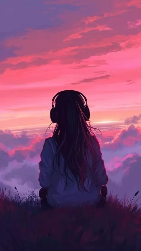 عکس دختر مو بلند کارتونی 26
