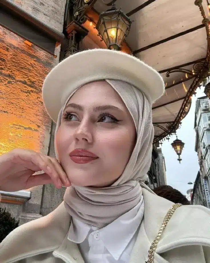 عکس دختر واقعی با حجاب
