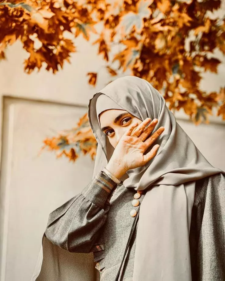 عکس دختر واقعی با حجاب