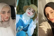 عکس دختر واقعی با حجاب