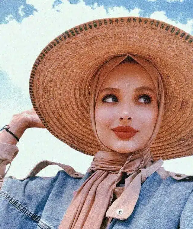 عکس دختر واقعی با حجاب