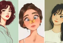 عکس دختر چشم درشت کارتونی برای پروفایل [کیوت و خاص]