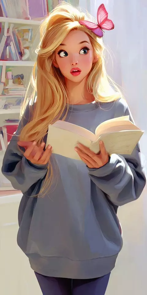 عکس دختر چشم درشت کارتونی 22