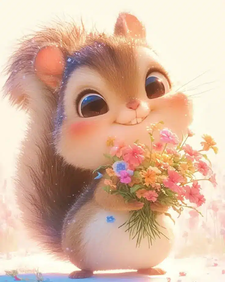 عکس سنجاب کارتونی برای پروفایل