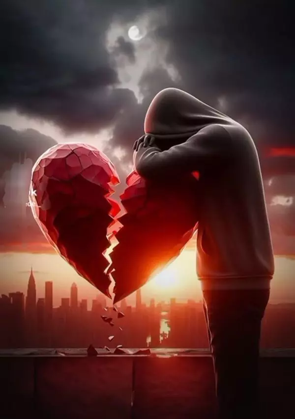 عکس شکست عشقی بدون متن غمگین پسرانه برای پروفایل