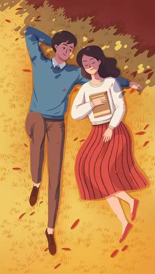 عکس عاشقانه پاییزی فانتزی