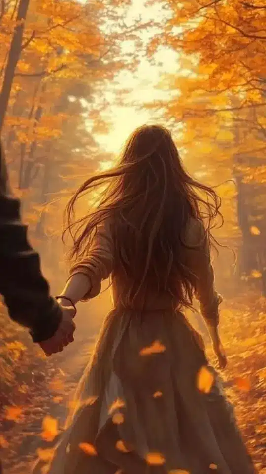 عکس عاشقانه پاییزی فانتزی