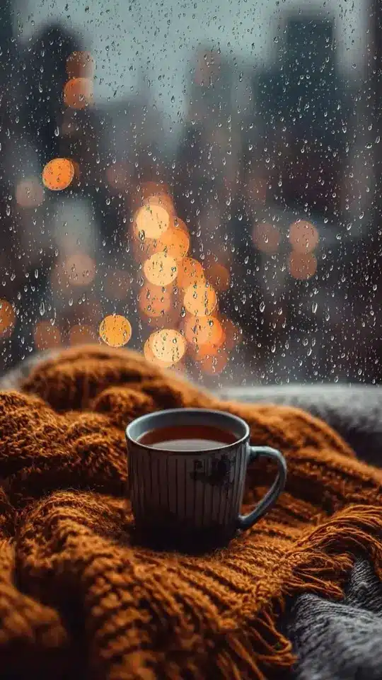 عکس پاییز بارانی