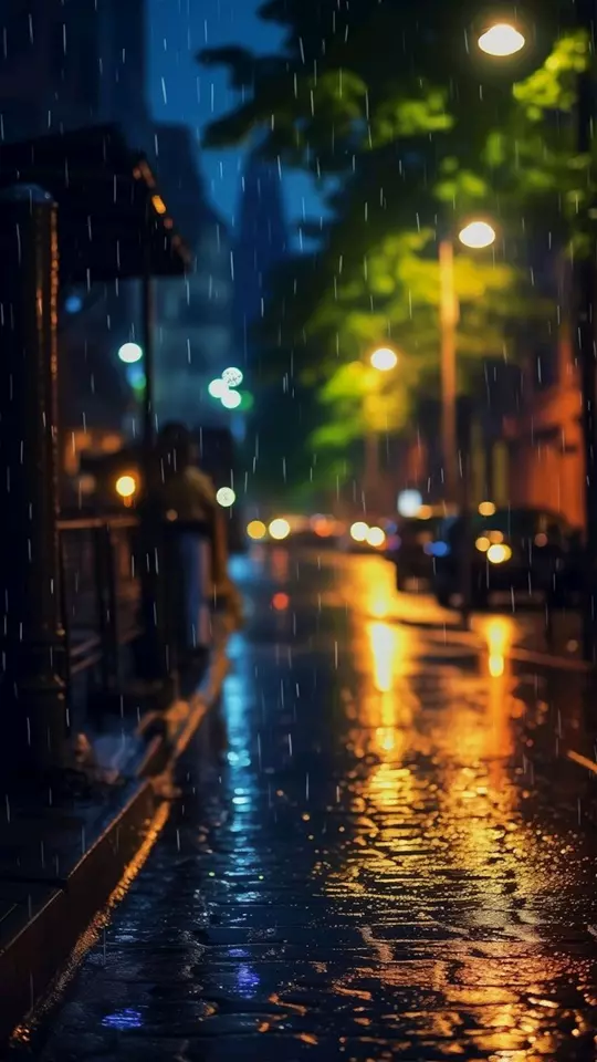 عکس پاییز بارانی