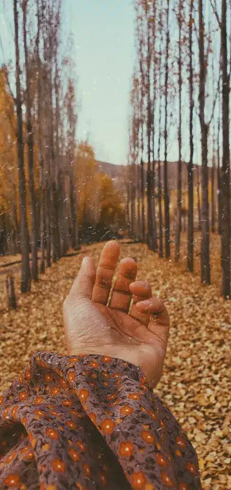 عکس پاییزی دخترانه برای پروفایل