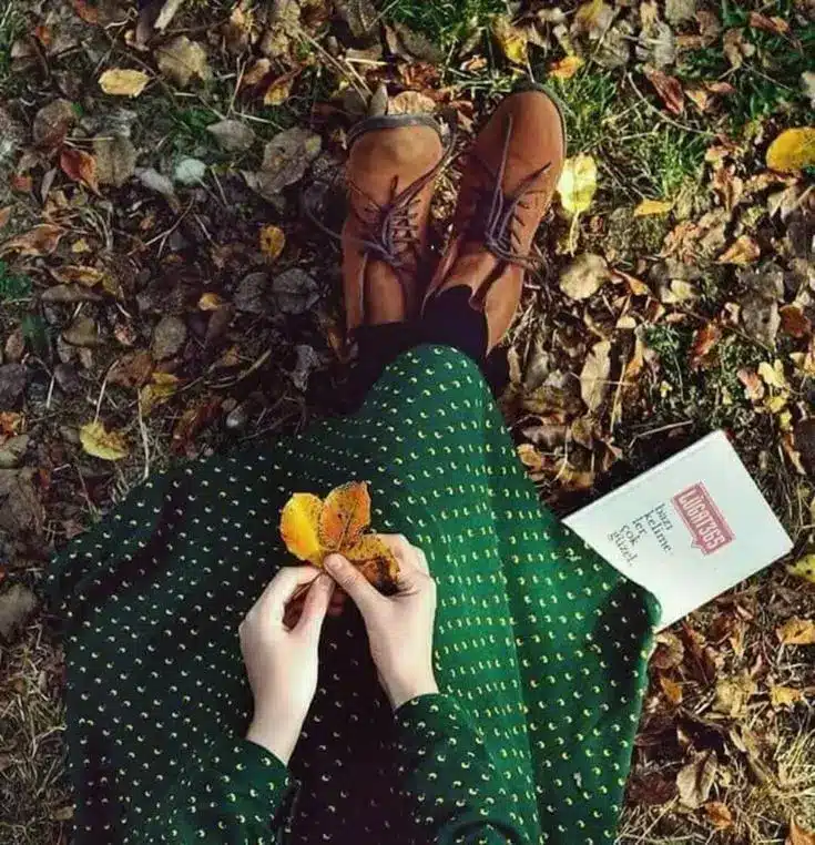 عکس پاییزی دخترانه برای پروفایل