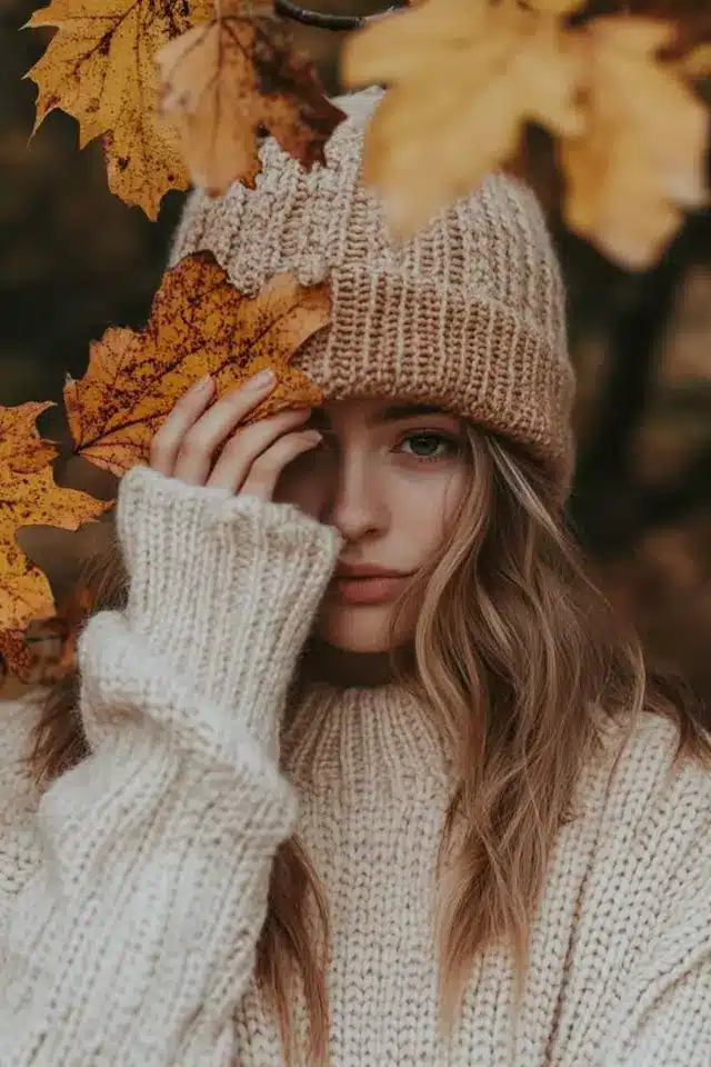 عکس پاییزی دخترانه برای پروفایل