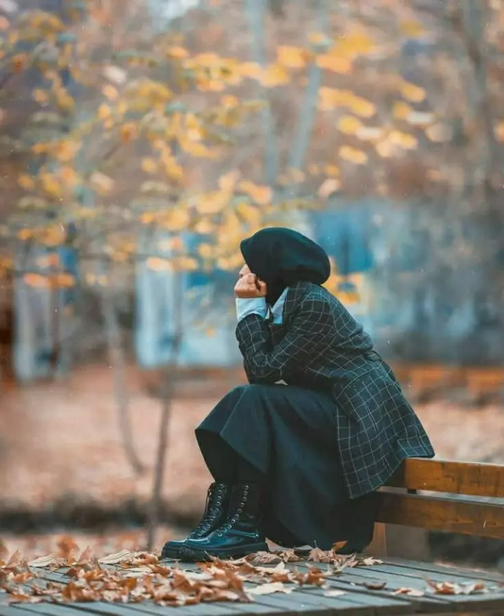 عکس پاییزی دخترانه برای پروفایل