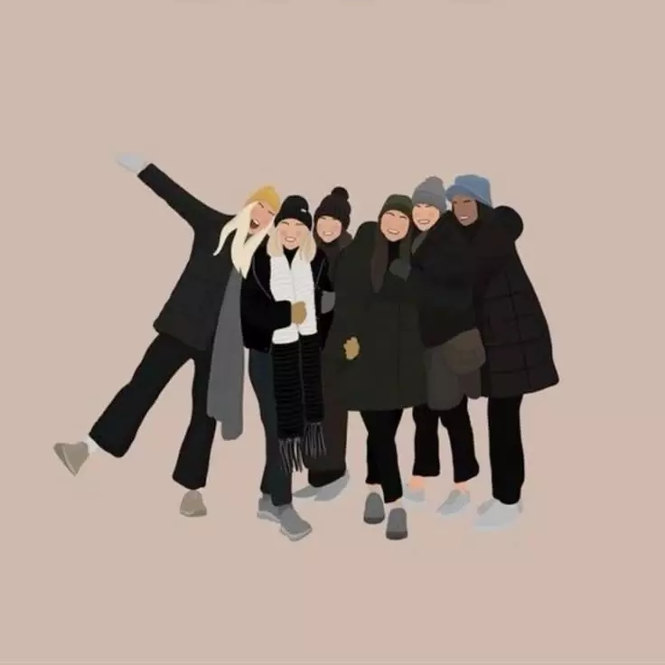 عکس پروفایل دخترونه شش نفره