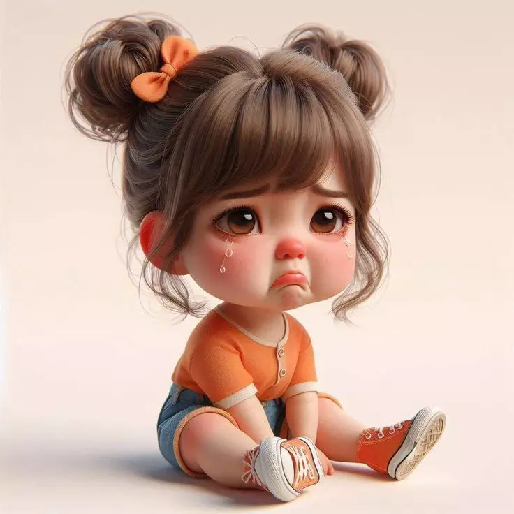 عکس پروفایل گریه دختر کارتونی 18