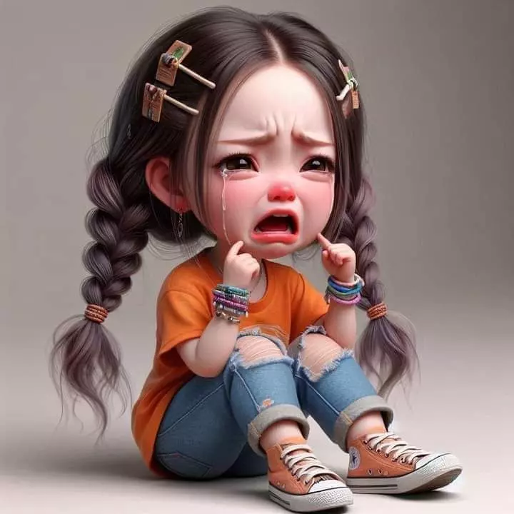 عکس پروفایل گریه دختر کارتونی 24