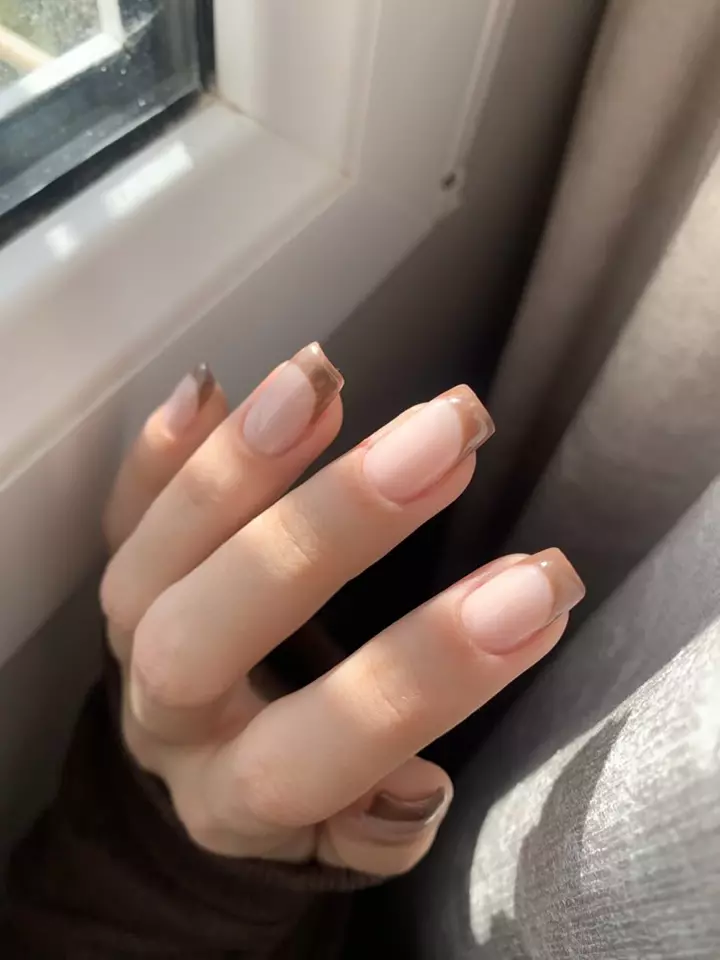 مدل فرنچ ناخن پاییزی