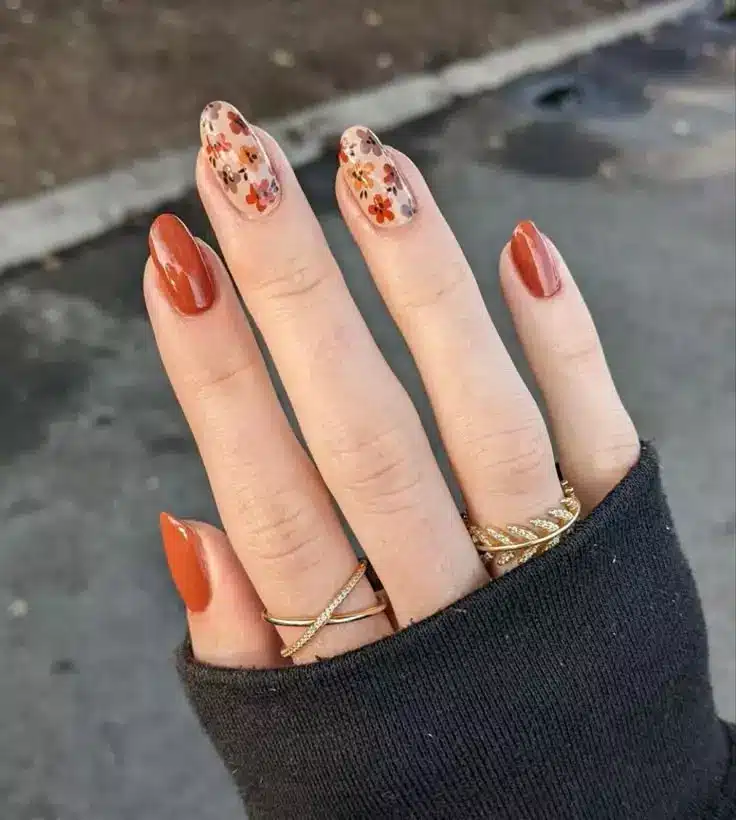 مدل ناخن پاییزی