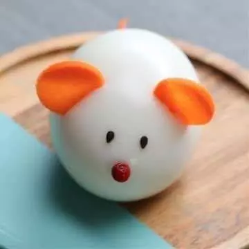 تزیین تخم مرغ آب پز برای مدرسه
