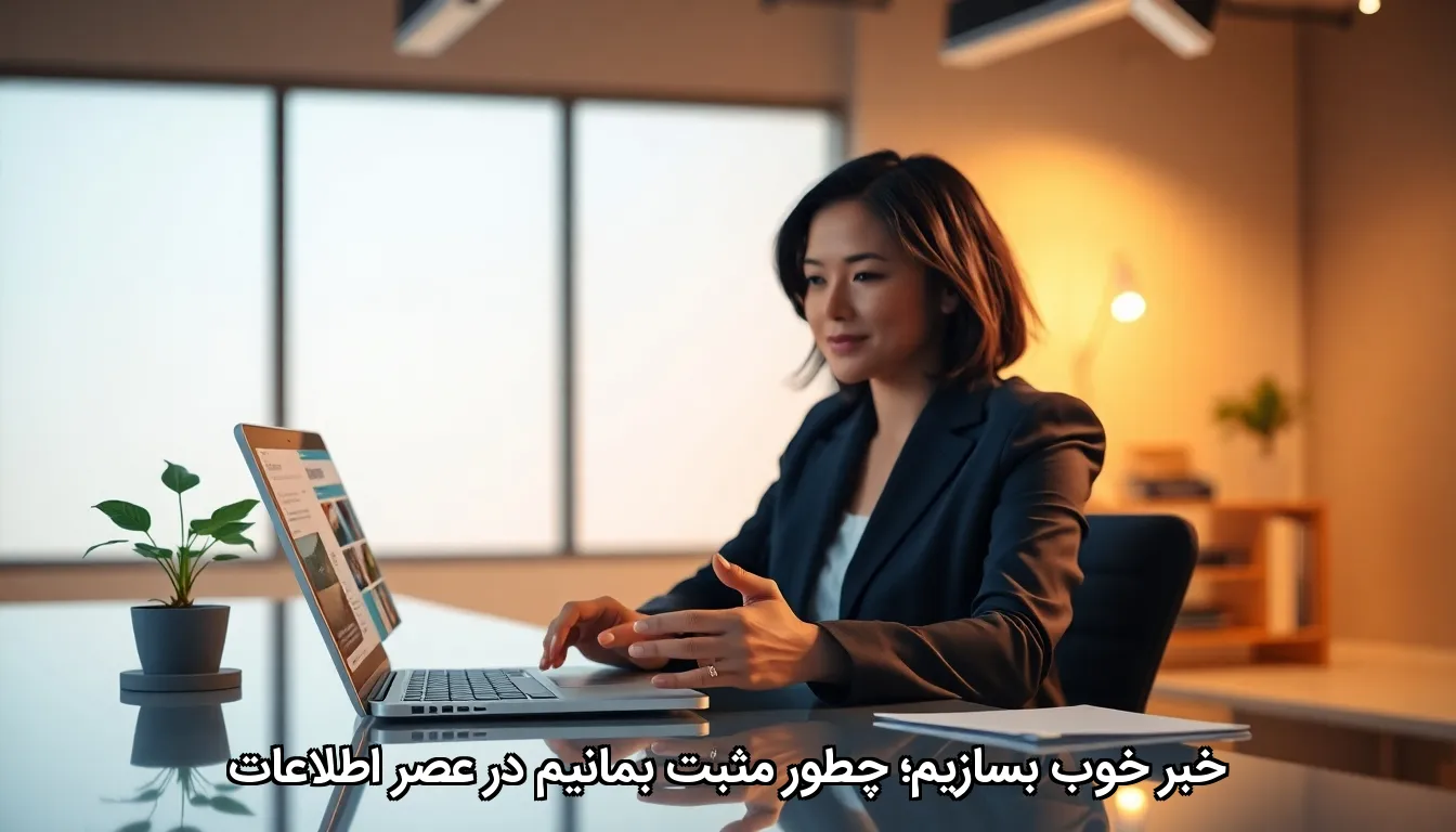 خبر خوب بسازیم؛ چطور مثبت بمانیم در عصر اطلاعات - تصویر 1 خبر خوب بسازیم؛ چطور مثبت بمانیم در عصر اطلاعات