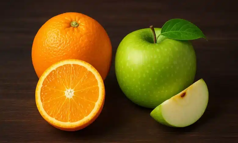 سیب بهتر است یا پرتقال! کدام یک واقعاً برای بدن بهتر است؟