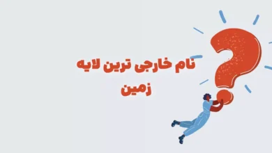 نام خارجی ترین لایه زمین در جدول + بازی شهربانو