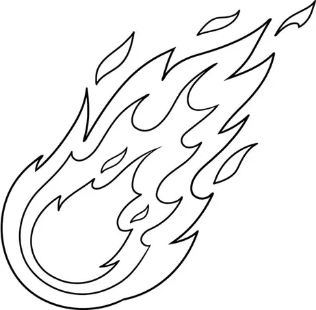 نقاشی آتش 10