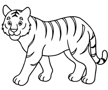نقاشی ببر 21