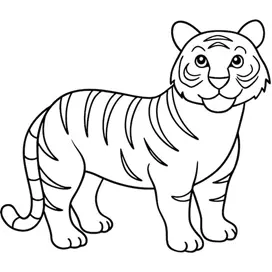 نقاشی ببر 6