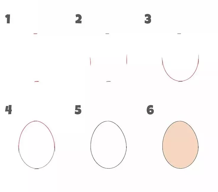 نقاشی تخم مرغ برای مدرسه