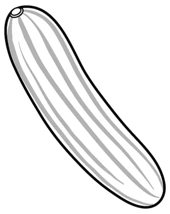 نقاشی خیار 1