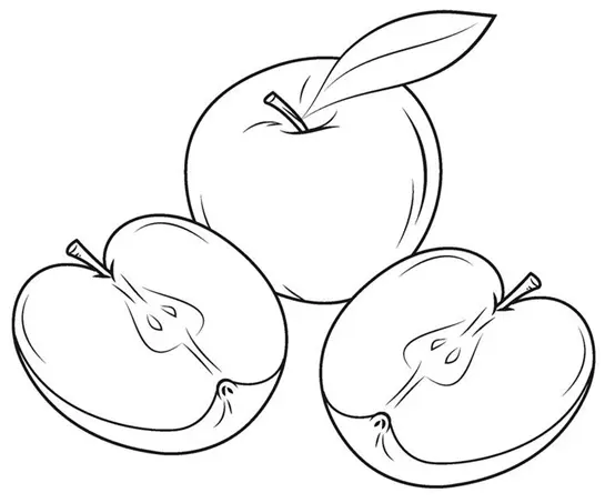 نقاشی سیب 12