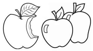 نقاشی سیب