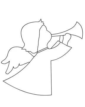 نقاشی فرشته آسمانی کودکانه 12 نقاشی فرشته آسمانی کودکانه 12