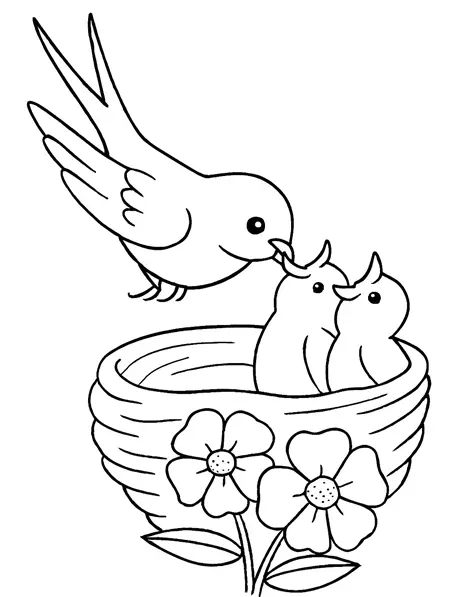 نقاشی پرستو 3