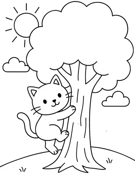 نقاشی گربه 5