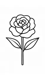 نقاشی گل رز ساده برای کودکان 2 نقاشی گل رز ساده برای کودکان 2