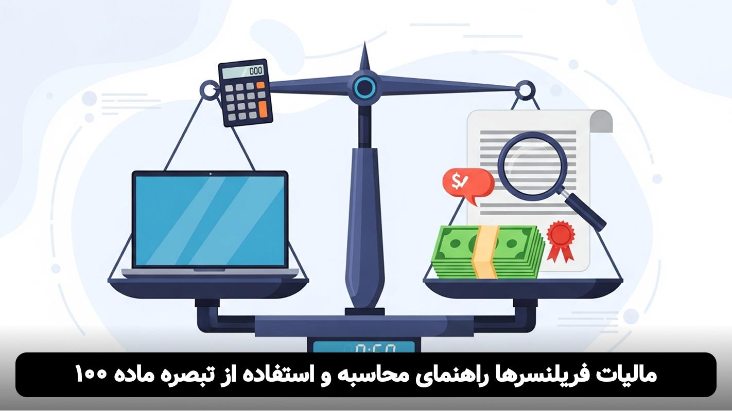 راهنمای کامل مالیاتی برای استارتاپ-ها و فریلنسرها- نقشه راه شما برای رشد پایدار - تصویر 2 نحوه محاسبه مالیات فریلنسرها در ایران