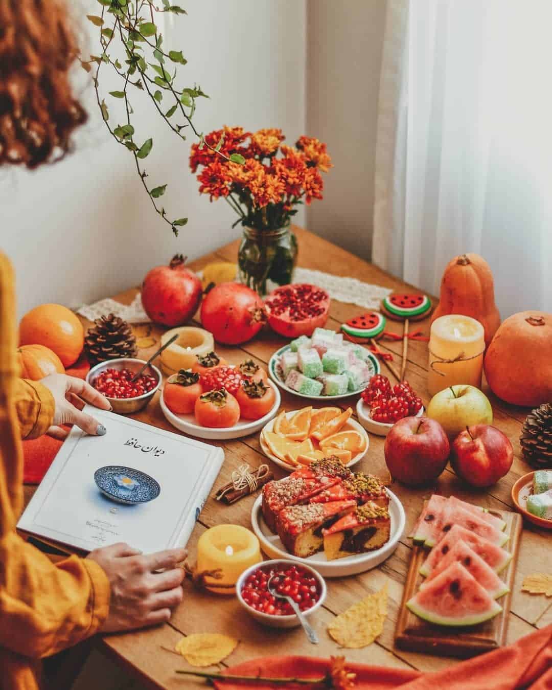 عکس پروفایل شب یلدا دخترانه شیک و فانتزی