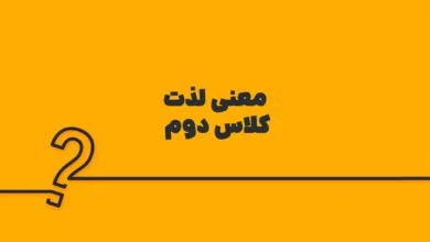 معنی لذت کلاس دوم