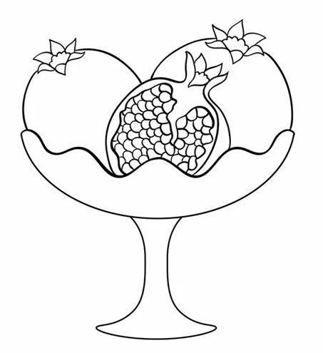 نقاشی انار 7