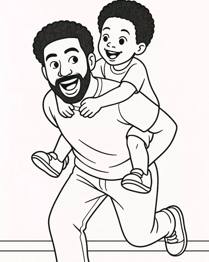 نقاشی بابا 8