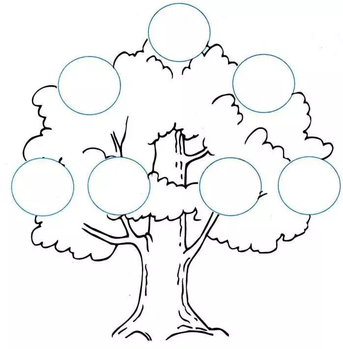 نقاشی درخت شجره نامه 1
