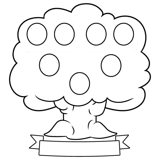 نقاشی درخت شجره نامه 5
