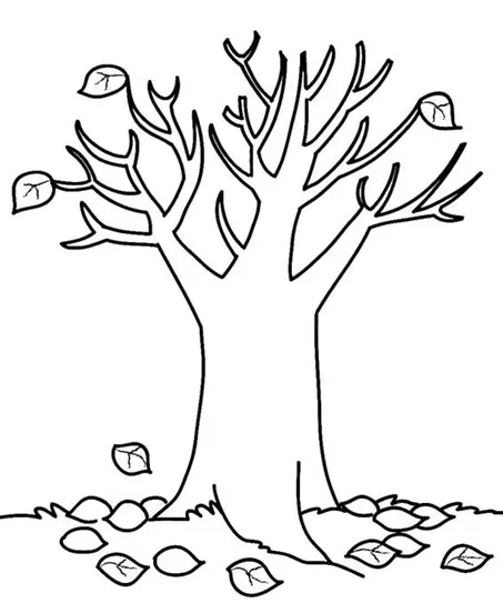 نقاشی درخت پاییزی 1 نقاشی درخت پاییزی 1