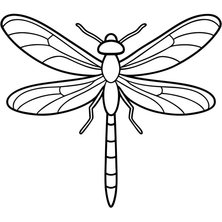 نقاشی سنجاقک 2